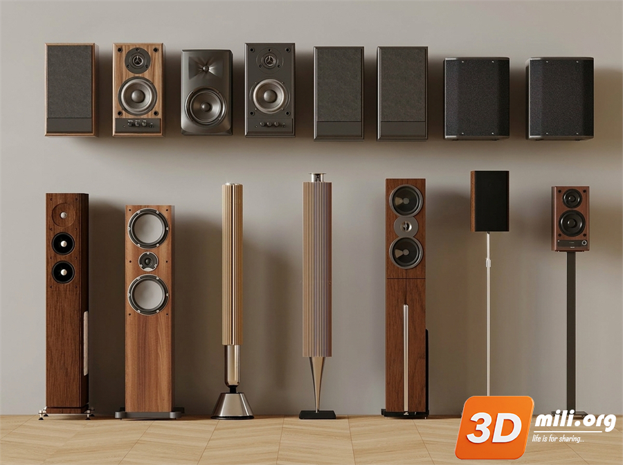 Audio tech 3D Models